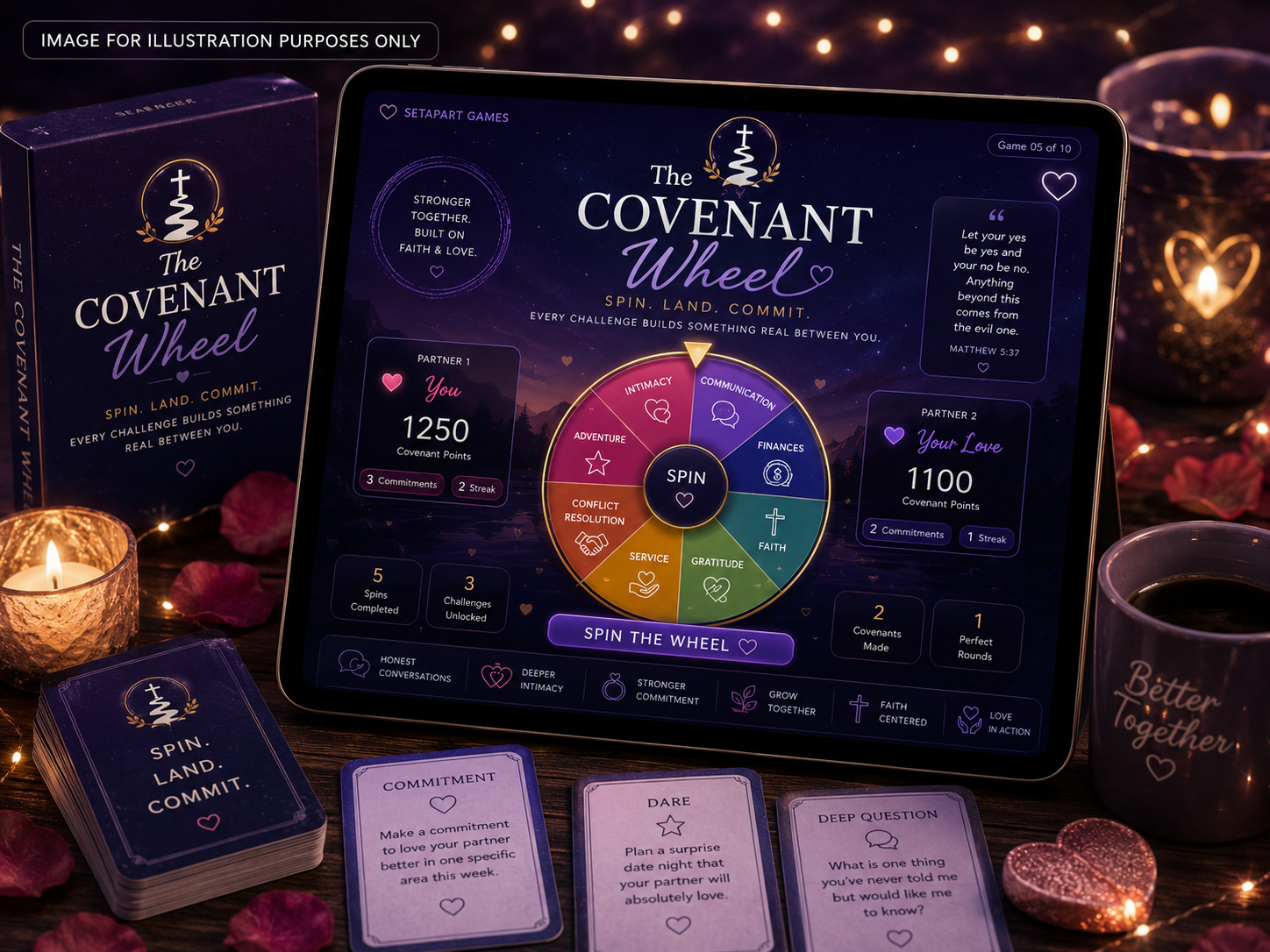 The Covenant Wheel – Couples Challenge Game | Relationship Builder