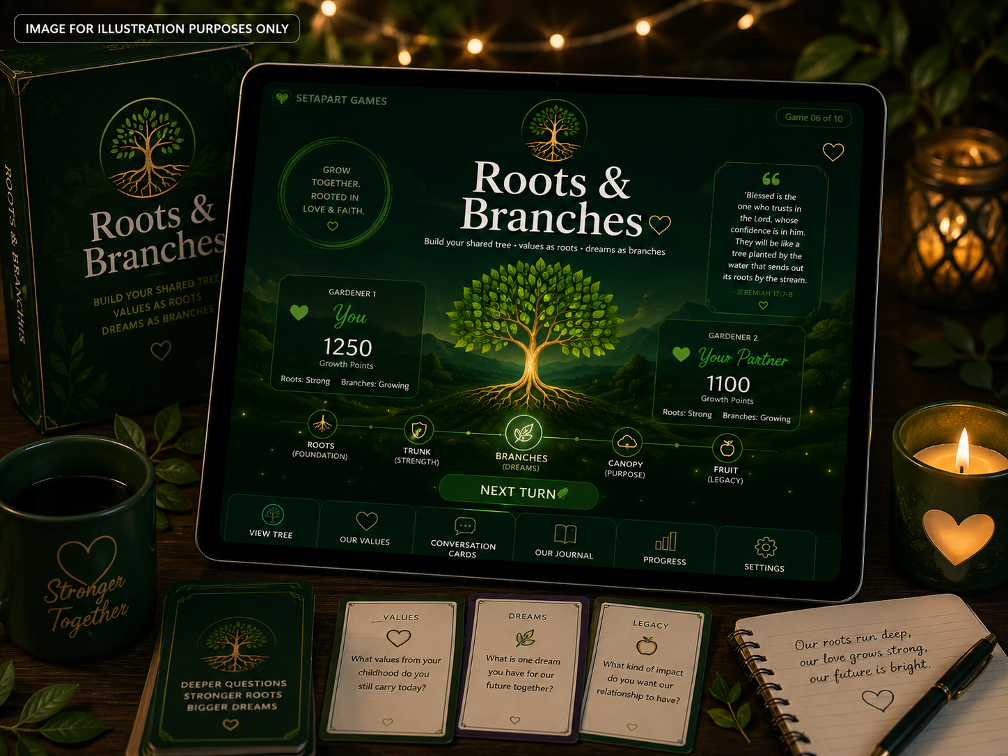 Roots & Branches – Couples Growth Game | Relationship & Future Building Experience