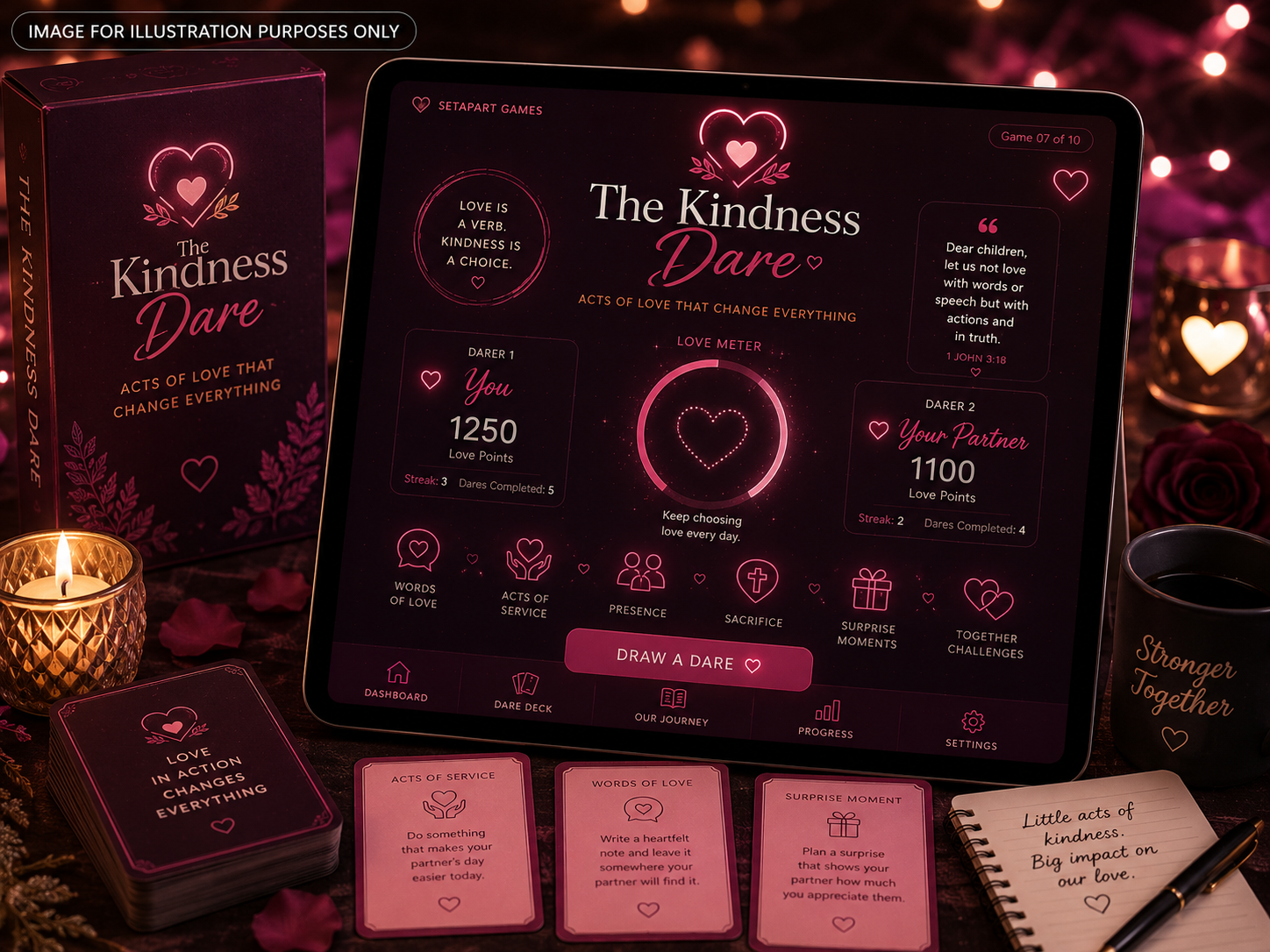 The Kindness Dare – Couples Challenge Game | Experience Acts of Love
