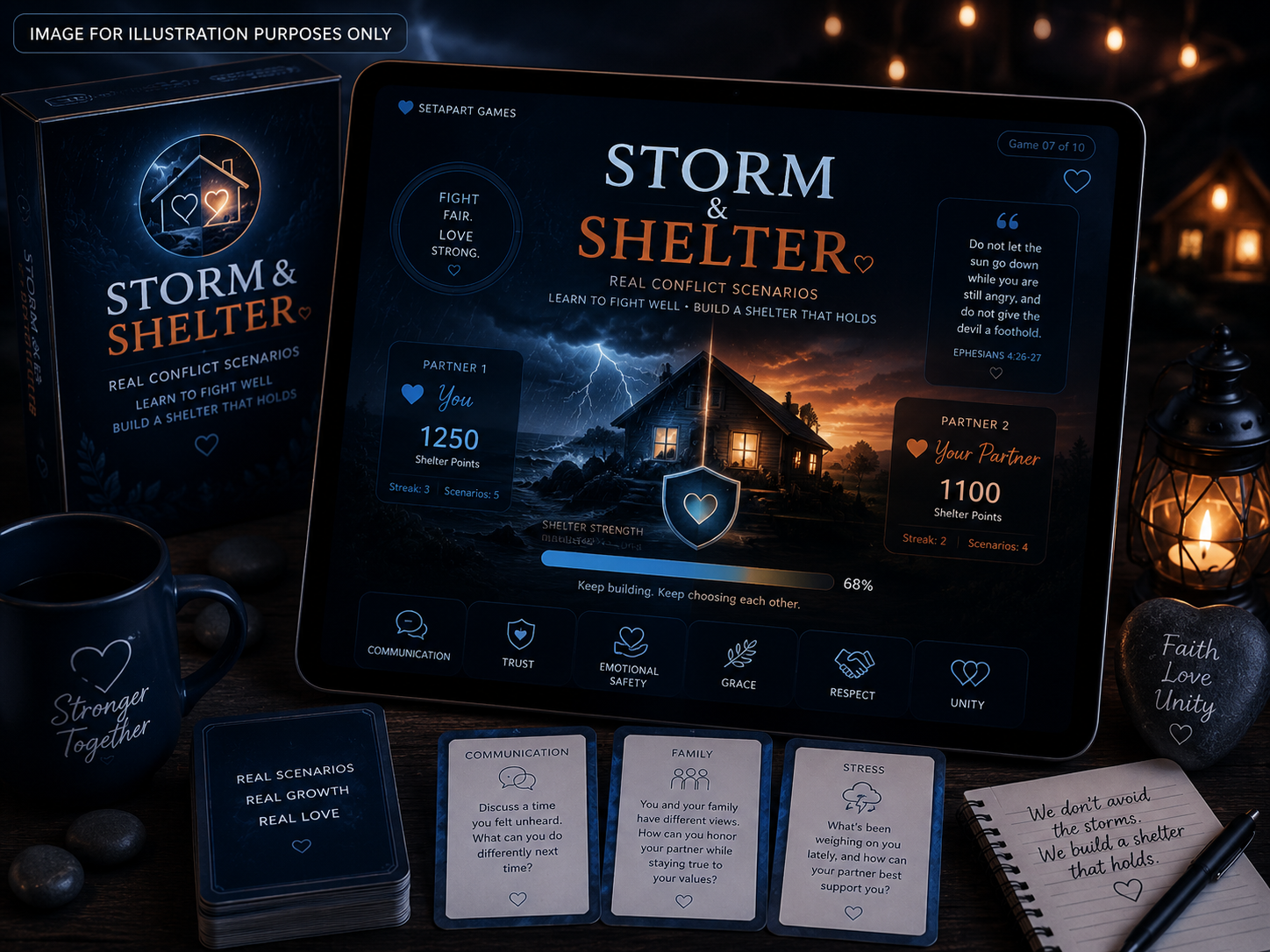 Storm & Shelter – Couples Game | Conflict Resolution